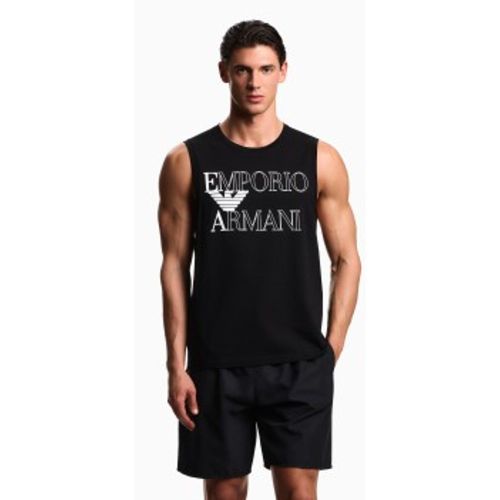 EM000572_AF20434 T-shirt sans manches (L), Casuel, Coton, Manche courte - Emporio Armani - Modalova