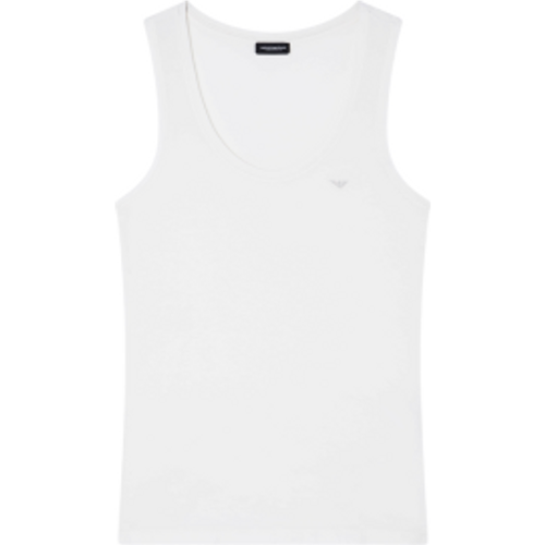 EW000407_AF19024 T-shirt Essential Studs blanc (M), Homewear, Viscose, Sans manches / bretelles - Emporio Armani - Modalova