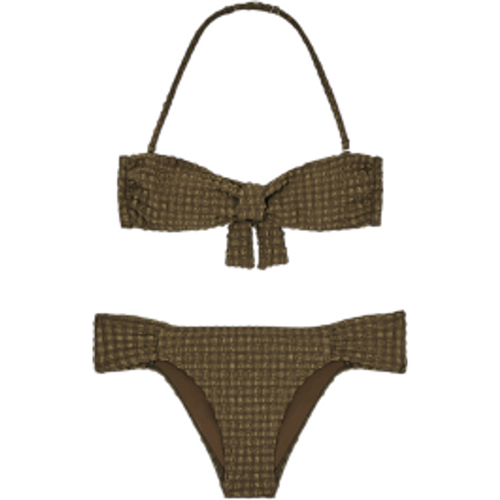 EW003294_AF20247 Bikini seersucker avec rembourrage (M), Beachwear, Polyester - Emporio Armani - Modalova