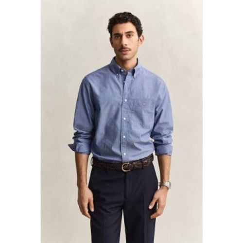 Chemise Regular Fit classique en popeline (M), Casuel, Coton, Manche longue - Gant - Modalova