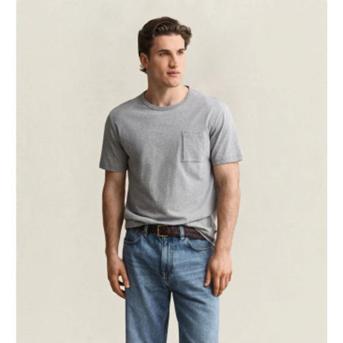 Tee-shirt chiné (S), Casuel, Coton, Manche courte - Gant - Modalova