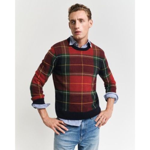 Pull à carreaux (M), Casuel, Laine - Gant - Modalova