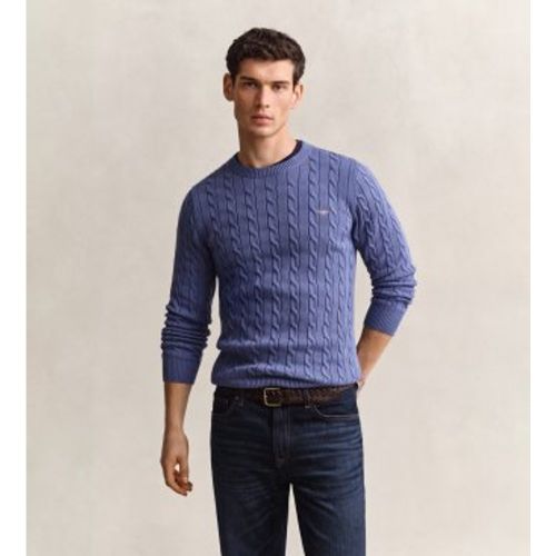 Pull en tricot à torsades clair (S), Casuel, Classique, Le coton biologique - Gant - Modalova