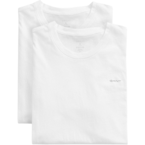 Lot de 2 t-shirts col rond (L), Casuel, Coton, Manche courte - Gant - Modalova