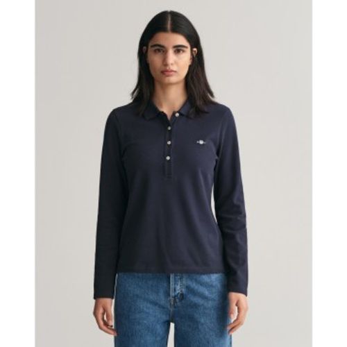 Polo Shield (XL), Casuel, Coton, Classique, Manche longue - Gant - Modalova
