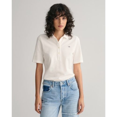 Polo Shield piquet (M), Casuel, Coton, Manche courte - Gant - Modalova