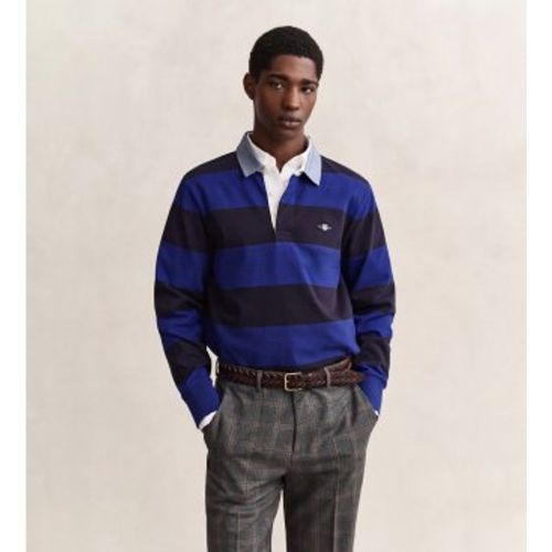 Polo rayé (3XL), Casuel, Coton, Manche longue - Gant - Modalova
