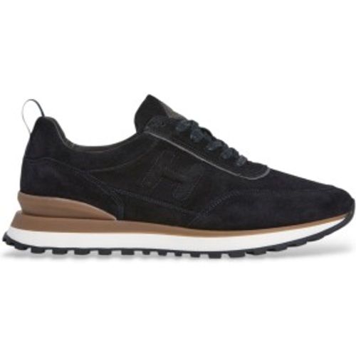 HMS200028 Chad Soft Leather Sneakers (41), Cuir, Plat, Lacets, Casuel - Hackett London - Modalova