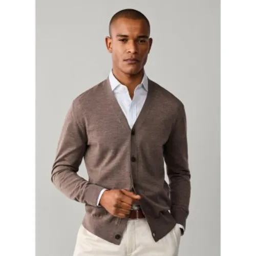 HM7000206 Cardigan Ess Merino (M), Casuel, Laine, Classique - Hackett London - Modalova