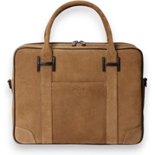 HM4100055 Porte-documents en daim foncé (OSFA), Cuir, Classique - Hackett London - Modalova
