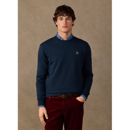 HM5800187 Sweat en coton col rond avec logo (XS), Casuel - Hackett London - Modalova