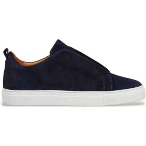 HMS200098 Vision Leather Sneakers (43), Plat, Cuir, Aucun, Casuel, Marine - Hackett London - Modalova