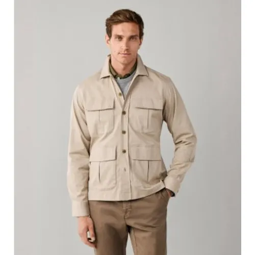 HM6000032 Surchemise voile (M), Casuel, Coton, Manche longue - Hackett London - Modalova