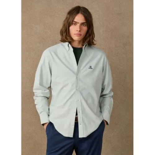 HM3010910 chemise oxford unie coupe classique (S), Casuel, Coton, Manche longue - Hackett London - Modalova
