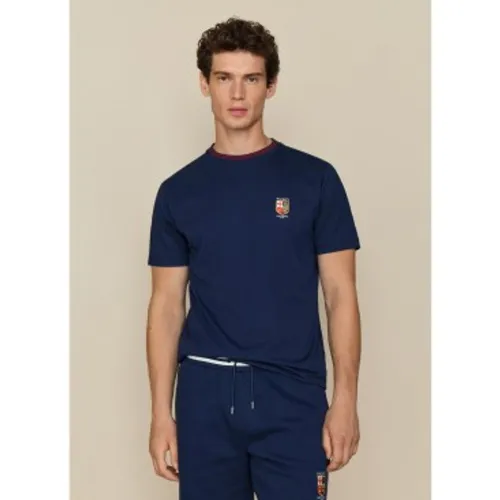 HM5000143 Maillot Lrc Crest (XS), Casuel, Coton, Manche courte - Hackett London - Modalova