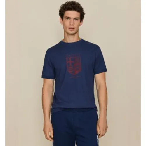 HM5000141 T-shirt Lrc Shield (S), Casuel, Coton, Manche courte - Hackett London - Modalova