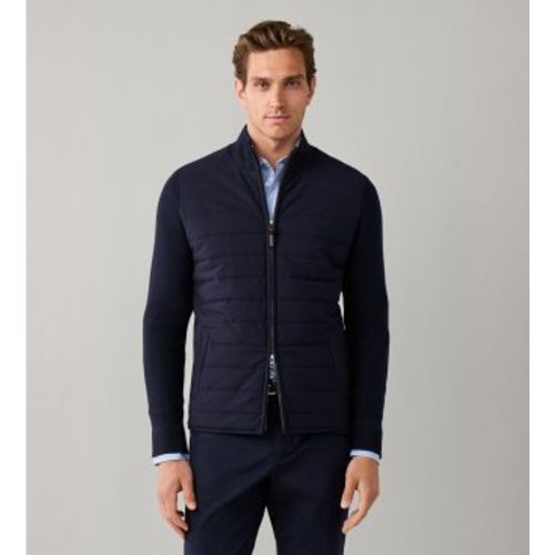 HM7000247 Pull Baffle Woven Hyb (XS), Casuel, Coton, Manche longue - Hackett London - Modalova