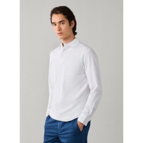 HM5500041 polo piqué manches longues coupe classique (3XL), Casuel, Coton, Manche longue - Hackett London - Modalova