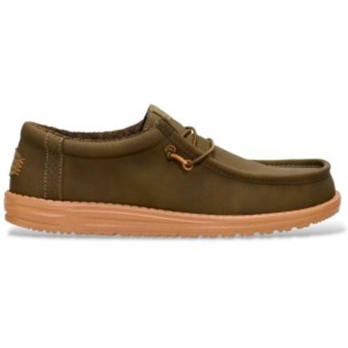 HD41894 Chaussures Wally Classic olive (40), Plat, Lacets, Casuel - HeyDude - Modalova