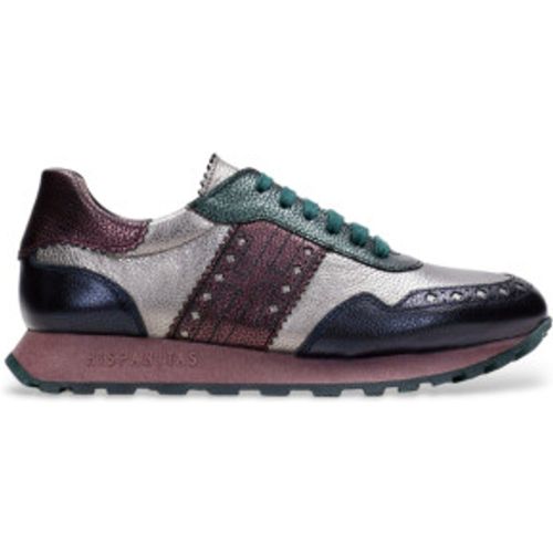 CHI243623 Baskets basses (36), Cuir, Plat, Lacets, Casuel - Hispanitas - Modalova