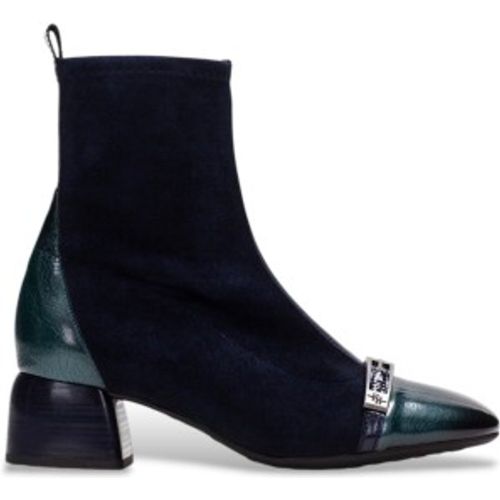 BHI265016 Bottines en cuir Varsovie (36), 1 à 3 cm, Fermeture éclair, Casuel, Turquoise - Hispanitas - Modalova