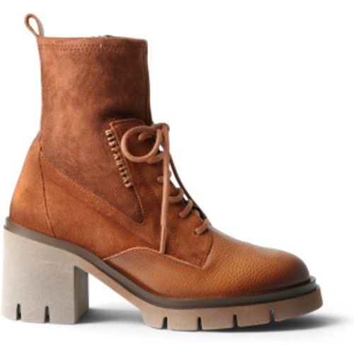 HI254281 Bottines en cuir Zurich Rock (42), 5 à 8 cm, Lacets, Fermeture éclair, Casuel - Hispanitas - Modalova