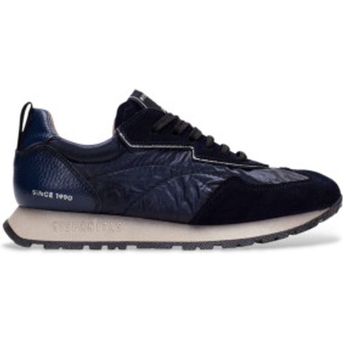 HI254209 Baskets en cuir Kansas (35), Plat, 1 à 3 cm, Lacets, Casuel, Marine - Hispanitas - Modalova