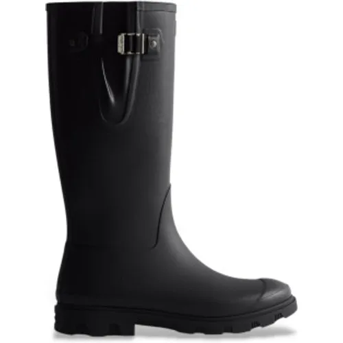 FRU0003251 Bottes hautes Downpour ajustables noires (37), Plat, Aucun, Casuel - Hunter - Modalova