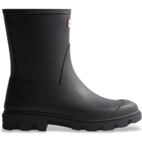 FRU0002251 Bottines Downpour noires (37), Plat, Aucun, Casuel - Hunter - Modalova