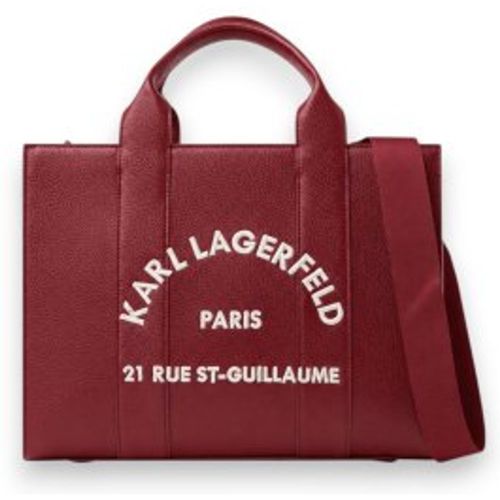 B1W30041 Sac cabas moyen Rue St-Guillaume (OSFA), Casuel, Grenat, Polyuréthane - Karl Lagerfeld - Modalova