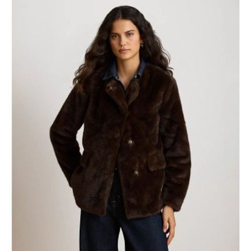 P04117002 Manteau en fourrure synthétique (XS), Casuel, Polyester - Lauren Ralph Lauren - Modalova