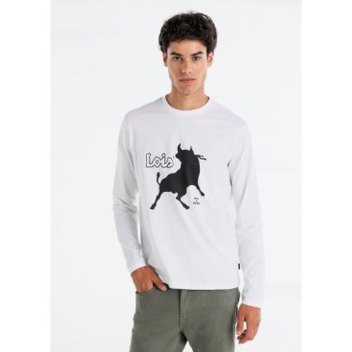 T-shirt vintage (S), Casuel, Coton, Manche longue - Lois Jeans - Modalova