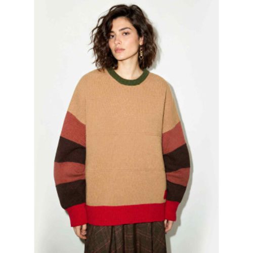 Pull surdimensionné en pure laine camel (XXS), Beige, Casuel, Multicolore - MAX&CO - Modalova