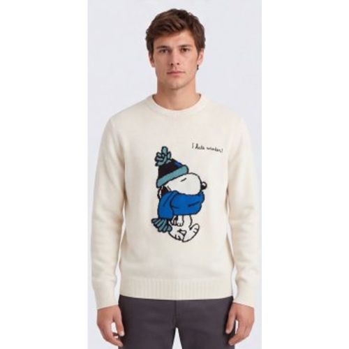 HER0001 Jersey Heron Snoopy beige (S), Casuel, Laine - MC2 Saint Barth - Modalova