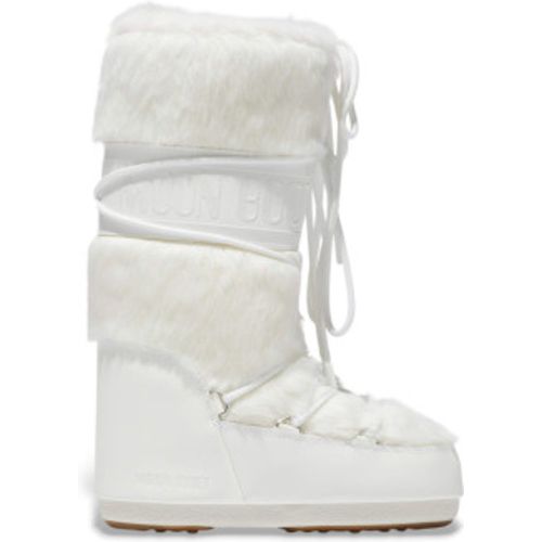 D1408900 Icon Faux Fur Boots blanc (42/44), Plat, Aucun, Casuel, Neige - moon boot - Modalova
