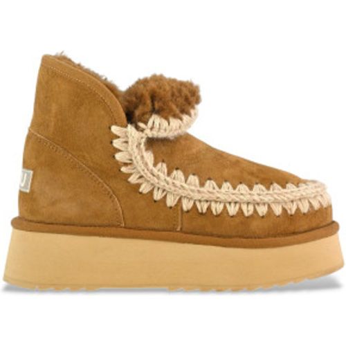 MU.FW681000A Bottines en cuir Mini Eskimo Platform marron (36), 8 à 10 cm, Aucun, Casuel - Mou - Modalova