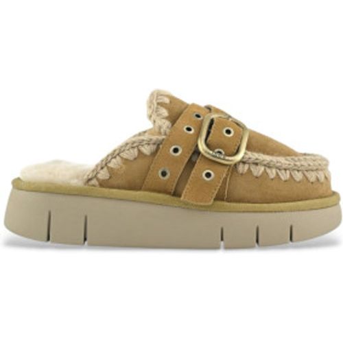 MU.FW531030A Sabots en cuir avec fermeture à boucle (40), 3 à 5 cm, Aucun, Casuel - Mou - Modalova