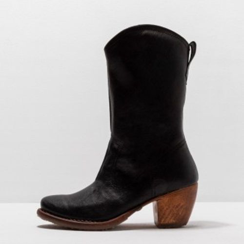 Bottes en cuir S3098 Munson -Hauteur du talon 5,5cm (36), 5 à 8 cm, Fermeture éclair, Casuel - Neosens - Modalova