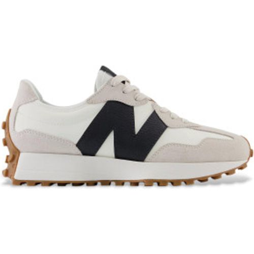 WS327V1 Baskets 327 (35), Plat, Cuir, Lacets, Casuel - New Balance - Modalova
