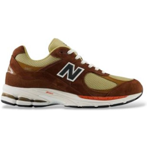 Unisex. U2002RV1_LI Baskets en cuir 2002R marron (49), Plat, Lacets, Casuel - New Balance - Modalova