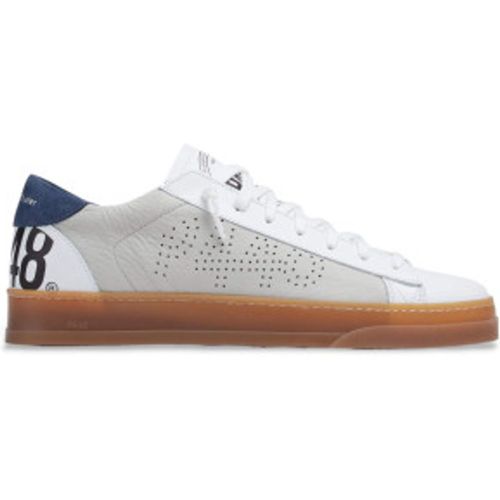 F24JACKC Trainers Jack C grey (46), Cuir, Plat, Lacets, Casuel, Gris - P448 - Modalova