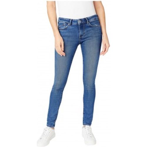 PL204171VW3 Jean Regent Fit Skinny Taille Haute (28/30), Casuel, Coton, Denim, Durable - Pepe Jeans - Modalova