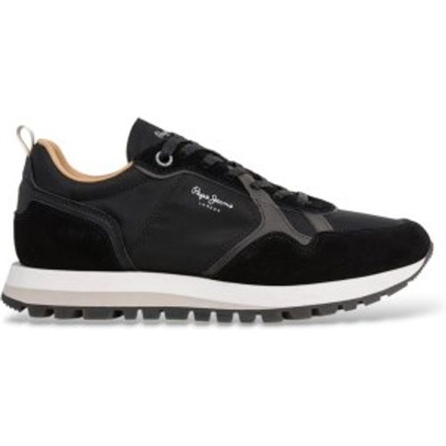 PMS400045 Baskets Ari Night (40), Tissu, Plat, Lacets, Casuel - Pepe Jeans - Modalova
