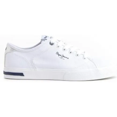 PLS31440 Kenton Road Basic Shoes (38), Tissu, Plat, Lacets, Casuel, Durable - Pepe Jeans - Modalova