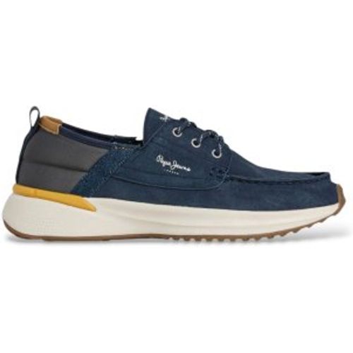 PMS600029 Chaussures bateau en cuir Bampton Evolve (42), Plat, Lacets, Casuel - Pepe Jeans - Modalova