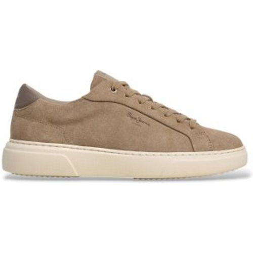 PMS000068 Baskets en cuir Colins Basic (42), Plat, Lacets, Casuel - Pepe Jeans - Modalova