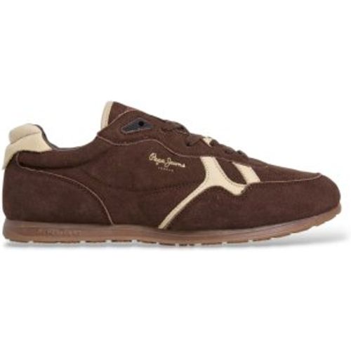 PMS300036 Baskets en cuir Daze Block (41), Plat, Lacets, Casuel - Pepe Jeans - Modalova