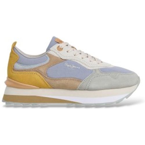 PLS600063 Baskets en cuir Freya Wave (36), Plat, Lacets, Casuel - Pepe Jeans - Modalova
