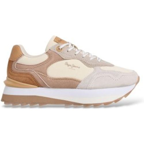 PLS600064 Baskets en cuir Freya Lea (38), Plat, Lacets, Casuel - Pepe Jeans - Modalova