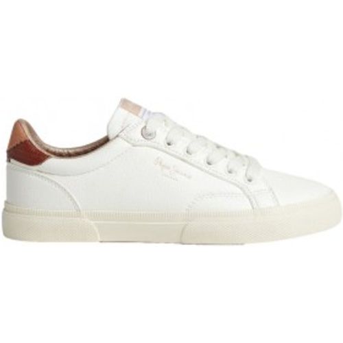 PLS31537 Trainers Kenton Class (36), Blanc, Plat, Lacets, Casuel - Pepe Jeans - Modalova